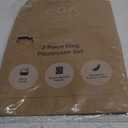 King Pillow Cases Set of 2 - Ultra Soft Hotel Quality Pillowcase Covers - Comfy, Cozy & Wrinkle Free - Shrinkage and Fade Resistant - Machine Washable Pillow Protectors - 2 Piece Set - Heathered Tan