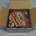 Yookeer 36 Pcs Wooden Christmas Tree Ornaments Print Natural Pine Cones Rustic Decorations Dried Orange Slices Cinnamon Sticks for Xmas Tree Home Decorations DIY Decor