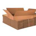 BOX USA 36x24x6 Flat Corrugated Boxes, Flat, 36L x 24W x 6H, Pack of 10 | Shipping, Packaging, Moving, Storage Box for Home or Business, Strong Wholesale Bulk Boxes