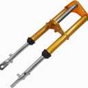 Front Fork Set Suspension Shocks Assembly Replacement for Honda CRF50 XR50 CRF XR 50 2000-2014 Yellow