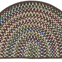 Colonial Mills Farmhouse Braided Hearth Area Rug, 18 x 2ft6, Brown
