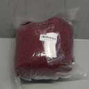 Qubjus Chair Covers for Dining Room Set of 6 Stretch Chair Slipcovers with Skirt Removable Washable Kitchen Chair Protector Cover Set for Home, Party, Wedding(Burgandy, 6pcs)