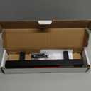 EaseLife 12" Sliding Barn Door Handles and Pulls, Double Sided Hardware Set, Heavy Duty, Square, Rustic, Matte Black Powder Coated Finish, Easy Install