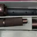 Shark FlexFusion Hair Straightener & Powerful Hair Dryer with Fusion Hair Brush, Ceramic Air Styler with Auto-Wrap Curlers & Concentrator, Ceramic Plates, Cosmic Blush