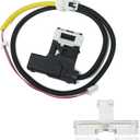 W11307244, W10682535 Washer Lid Lock Assembly (3 Wire) and W10837741 Washer Lid Strike for Whirlpool Kenmore Maytag Amana Crosley Washer Model WTW5000DW1 MVWX655DW1
