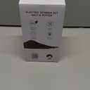 Electric Salt and Pepper Grinder Set Automatic Battery Pepper Mill Shakers Adjustable Coarseness Upgraded Larger Capacity with Led Home and Kitchen Appliances Birthday Gifts for Women Mom (Black/Black)