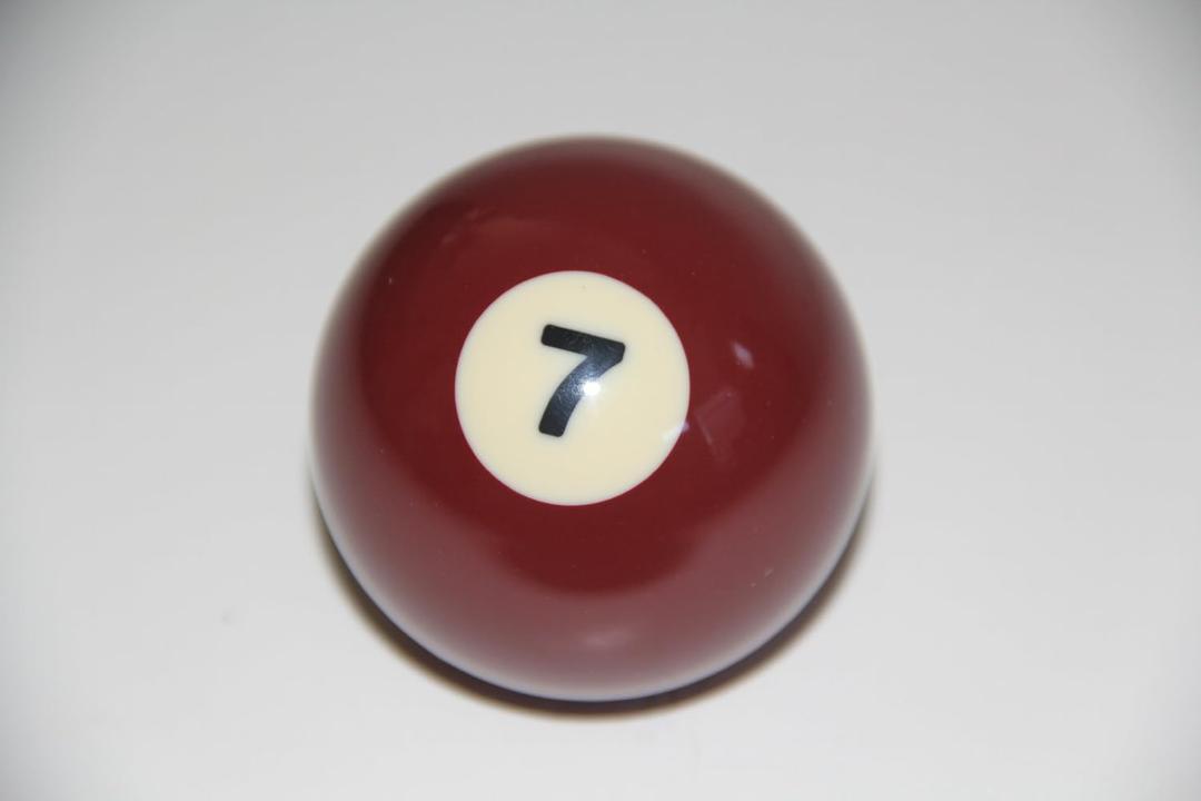 BuyBocceBalls Listing - EPCO Replacement Ball #7 Economy Regulation Billiard or Pool Set, 5.75oz, 2.25" diam
