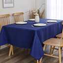 Tablecloth Royal Blue Jacquard Rectangle Table Cloth 54 X 120 Inch, Water Resistant and Wrinkle Free Table Cover for Outdoor,Indoor,Party,Wedding,Dining Room