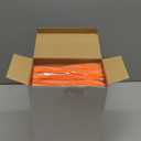 300 Pack Orange Plastic Silverware, Orange Plastic Cutlery Includes 100 Forks, 100 Spoons, 100 Knives for Birthday, Fall Party, Halloween, Thanksgiving