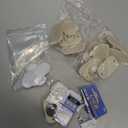 Honoson 16 Pcs Self Adhesive Caster Wheels Appliance Rollers Appliance Sliders for Kitchen 360 Swivel Universal Wheel Mini Small Kitchen (White with 1 Steel Ball Style)