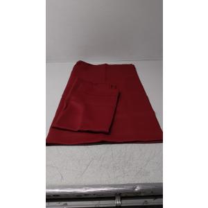 Red Blackout Curtain Tiers for Kids Room - Home Decorations Short Curtains for Small Windows (42 by 36 Inch,2 Panels), No Brand