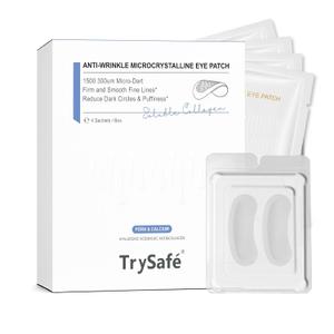 4 pairs PDRN & Calcium Micro Eye Patches, Under Eye Patches for Puffy eyes, Dark Circles & Wrinkle | Hyaluronic Acid, Kojic Acid, Collagen, Peptides, Vitamin C, Niacinamide - Korean Popular Eye Care (1 Count (Pack of 8))