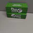 2 x Glove Poop Bags for Dogs - 120 Biodegradable Waste Bags in 12 Pull-Out Portable Cases | Revolutionary Grab & Go Design | Easy Cleanup (Green)