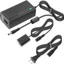 Kimaru NP-FW50 Dummy Battery AC-PW20 Power Supply Adapter Kit for Sony ZV-E10 A6400 A6000 A6100 A6300 A6500 A7 A7R A7II A7RII A7S A7SII A5100 A5000 RX10II RX10III RX10IV Cameras