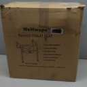 Raised Toilet Seat with Handles for Elderly - Toilet Seat Risers for Seniors with Adjustable Padded Arms - Elevated Toilet Safety Seat for Standard or Elongated Commode