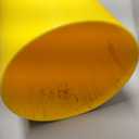 Innoplast BollardGard 4" x 52" 1-Pack Round Top Bollard Cover (Yellow No Tape)