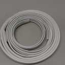 TMH Metal Door Weather Stripping  Magnetic Kerf Door Seal Kit, Full Set 36" x 84"  White Kerf Weather Stripping