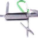 5 in1 Multi Tool Nail Clippers,Keychain,Scissors,Nail Files,Portable Nail Clippers,Stainless Steel Foldable Nail Cutter,Mini Multi Purpose Pocket Nail Clippers,Travel,Hiking,Camping