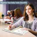 2026 Planner, Weekly and Monthly Planner for Women, January 2026 - December 2026, Hardcover 2026 Calendar Planner Book with Tabs, Inner Pocket, Spiral Bound, Perfect for Office Home School Supplies - A5 (6.3" x 8.5"), Vintage Petals