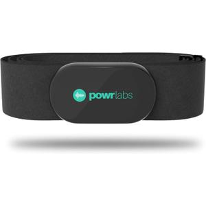 Powr Labs Bluetooth and ANT+ Heart Rate Monitor Chest Strap - Compatible with Polar, Garmin, Peloton, Wahoo