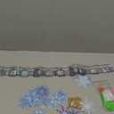 Civaner 24 Sets Snowflake Suncatcher Craft Kits Winter Window Arts and Crafts DIY Make Your Own Suncatcher Hanging Ornament for Winter Xmas Home Activity Party Favor