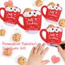 5 x Valentines Day Cards for Kids School, Funny Cookies Milk Gift Tags Party Favors Decoration, Valentine Exchange Card, Birthday, Graduation, Easter Treats Decor, Cute Classroom Gifts Decor