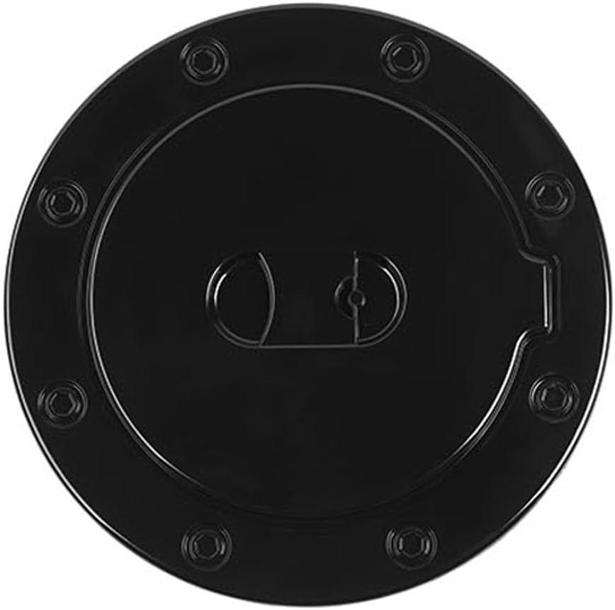 Black Fuel Filler Door Gas Tank Cap Cover Compatible with Chevy Silverado/Suburban/Tahoe/GMC-Yukon/GMC-Sierra/Avalanche 1999-2006