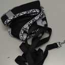 Cute Plaid No Pull Dog Harness for Small Dogs Soft Mesh Small Dog Harness and Leash Set Easy Walk Step in Puppy Harness Vest Pet Cat Chihuahua Yorkie Shih Tzu Dog Harnesses (Black,L) (L (Recommend 18-25 lbs))