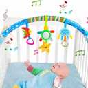 Pau1Hami1ton Baby Stroller Arch Toys, Car Seat Toys,Bouncer Toy Bar/Mobile for Bassinet,Adjustable Baby Hanging Toys Fit for Crib Bed,Stroller,Car Seat.S-19(Star)