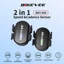 Cadence & Speed Sensor for Cycling, Wireless Bluetooth & ANT+ RPM Sensor for Road, Spin & Indoor Bikes, Compatible with Zwift