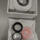 Smart Ring for Women Men, Health Fitness Tracker Rings, IP68 Waterproof, Long Lasting Batteries Sleep Ring with Charging Case and Protector, Remote Photography, No App Fees (Silver, 13#)