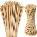 Suclain 500 Pcs Marshmallow Roasting Sticks 30" Long 5mm Thick, Smores Sticks Bamboo Skewers BBQ Kabob Grilling Barbecue Roasting Camping for Outdoor Fire Pits Campfires