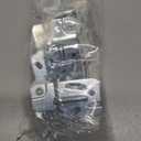 5 Pcs Sliding Closet Door Roller Kit,Wardrobe Door Roller with Slide Track,Closet Door Rollers Replacement for Top-Hung Sliding Door Hardware