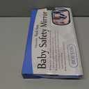 Baby Car Mirror, Safety Car Seat Mirror for Rear Facing Infant, Clear Wide View, 360Rotation, Easily Observe the Baby Move, Secure, Shatterproof, Crash Tested and Certified (Black)