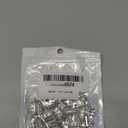 BronaGrand 100pcs Silver Rhinestone Spacer Bars 3 Holes Crystal Spacer Beads Connector Loose Beads for DIY Multi Strand Bracelet Jewelry Making, 17.5x7mm