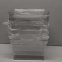 EGGKITPO 6 Pack 1/2 Size Food Pan 4 Inch Deep BPA Free Polycarbonate Food Storage Containers and 6 Pack 1/2 Size Lids Universal Food Storage Cover with Handle