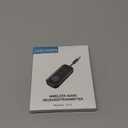 Premium Pro Bluetooth 5.4 Transmitter Receiver,Airplane Audio Adapter,Wireless Transmitter for TV/Travel Flight,Airline,Gym.Compatible with 2 AirPods/Headphones,Bluetooth Receiver for Car/Home Stereo (Black)