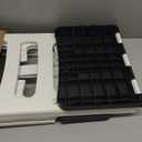 2 Step Stool Foldable, Non-Slip Steps, Folding Step Stool for Adults & Kids, Plastic Stool Pool Ladder, Collapsible Stools 2 Step Ladder for Kitchen Toilet Bedroom Office RV, Holds 330 lbs (White)