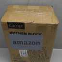 CAROTE 14 Pieces Knife Set with Block, Forged, High Carbon Stainless Steel Sharp Blade Block Knife Set, Dishwasher Safe Cutlery, Cream