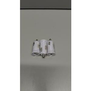 USB Car Charger White ZPC-UAB1-WH, Pack of 3
