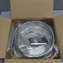 6-Quart Stainless Steel Saute Pan with Lid, 12-Inch Skillet, Dishwasher & Oven Safe, Works on All Cooktops