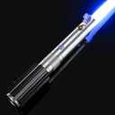 BSTSABER Upgrade App Control ANK Lightsaber, Smooth Swing 16 Sets Sound Effects 3 Light Effects and 16 Colors Change, Metal Dueling Light Saber for Adults Cosplay Gift (RGB-ANK), Standard Size