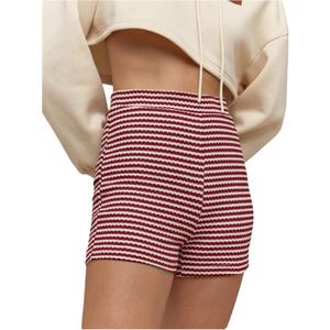 Verdusa Women's Striped Mini Shorts High Waist Causal Summer Shorts (XS)