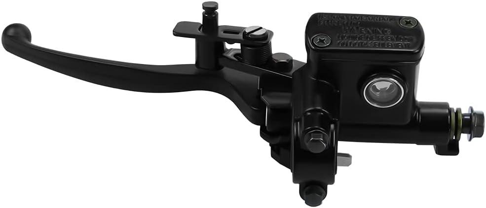 LOCOPOW 7/8 Left Hand Hydraulic Brake Lever Master Cylinder for Chinese 50cc-250cc 110cc 125cc ATV Quad Dirt Mini Bike Moped Tao Tao Coolster Apollo Kazuma Sunl Roketa Lifan Motorcycle
