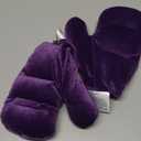 SunnyBay Microwavable Heated Hand Warmer Gloves for Women and Men, Weighted Arthritis Gloves for Women for Pain, Stay-on Wrist Elastic and Bulk-Free Grip for Maximum Functionality, Pair(Small)