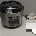 AROMA Digital Rice Cooker, 4-Cup (Uncooked) / 8-Cup (Cooked), Steamer, Grain Cooker, Multicooker, 2 Qt, Stainless Steel Exterior, ARC-914SBD