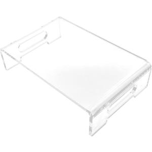 12 Inch Acrylic Laptop Stand, Acrylic Monitor Stand Transparent Multifunctional Monitor Stand, Acrylic Computer Riser Laptop Desk Stand for Home Office