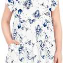 Girls' Casual Dress,Soft Cotton Kids Short Sleeve,Breathable A-Line Teen Sundress Size 2T 3T 4T 5 6 7 8 9 10 12 13