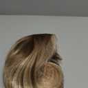 Honey Blonde Highlight Straight Lace Wig for Women Synthetic Lace Front Wig Ombre Brown Wig long Layered Yaki Straight Wig Pre plucked Frontal Wig for Daily 22Inch