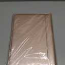 Darolin [Zippered] Portfolio Padfolio Organizer Binder with Clipboard, Leather Business Interview Resume Document Holder Folder Planner Organizer for Office Conference Notepad Bag for Women - RoseGold